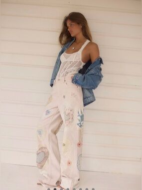 Free People Tinsley Printed Jeans